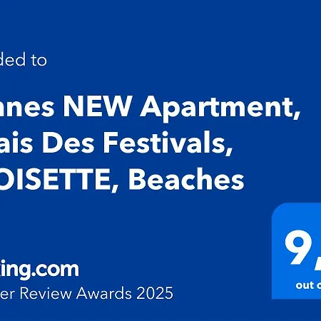 New Apartment, Palais Des Festivals, Croisette, Beaches Apartment *